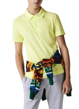 Polo Lacoste Slim Fit Gelb Herren