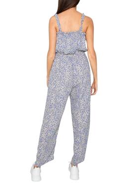 Jumpsuit Only Fuchsia Life Strap Estampado Blau Damen