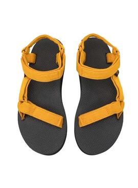 Sandale Teva Flatform Universal Gelb Damen 