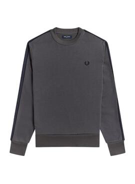 Sweatshirt Fred Perry Tonal Grau für Herren