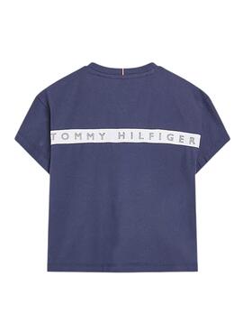 T-Shirt Tommy Hilfiger Distintivo Marineblau Junge