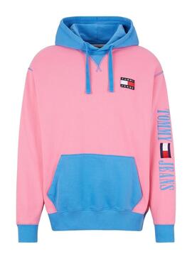 Sweatshirt Tommy Jeans POP DROP Pinke Herren