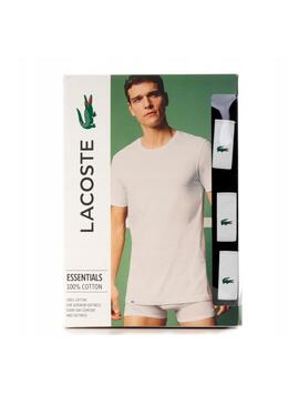 T-Shirts Lacoste 3 Pack Schwarz für Herren