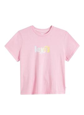 T-Shirt Levis Graphic Classic Pinke für Damen