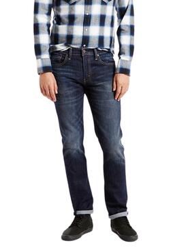 Jeans Levis 511 Slim Blau Oscuro Herren