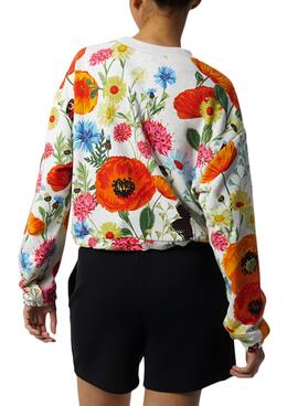 Sweatshirt New Balance Essentials Super Bloom Druck