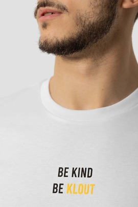 T-Shirt Klout Recycle Weiss für Herren und Damen
