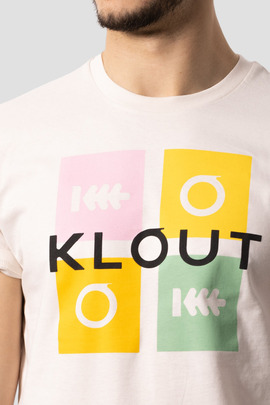 T-Shirt Klout Puzzle Beige