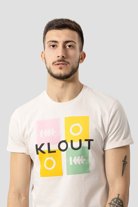 T-Shirt Klout Puzzle Beige