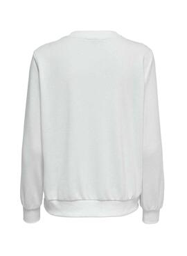 Sweatshirt Only Palma Sport Weiss für Damen