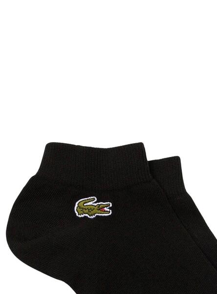 Lacoste black sales sock trainers