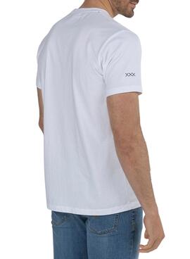 T-Shirt El Pulpo Basic Logo Weiss für Herren