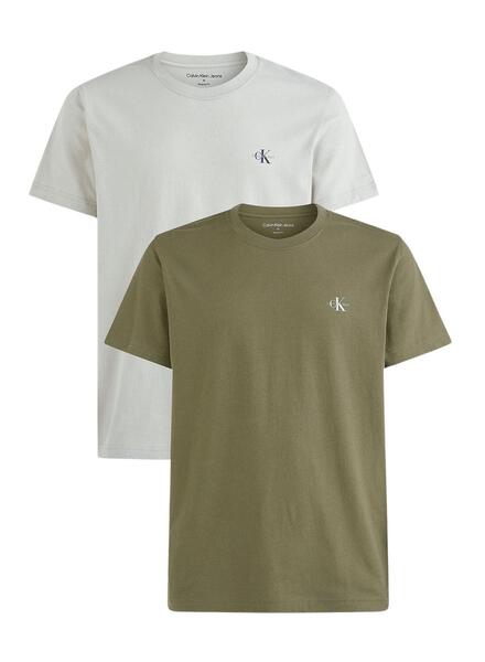 Pack 2 T-Shirts Calvin Klein Monograma Herren | T-Shirts