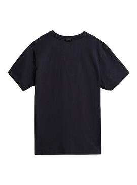T-Shirt Napapijri S-Whale Marineblau für Damen