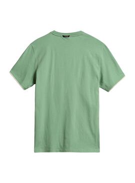 T-Shirt Napapijri S-Whale Grün für Herren