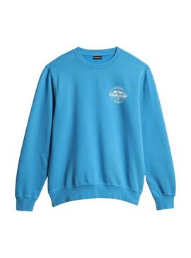 Sweatshirt Napapijri B-Hitra Blau für Herren
