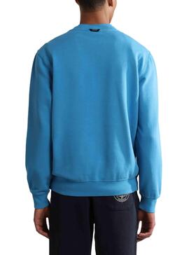 Sweatshirt Napapijri B-Hitra Blau für Herren