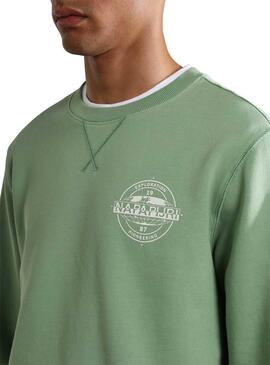 Sweatshirt Napapijri B-Hitra Grün für Herren