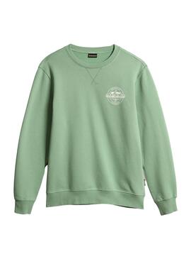 Sweatshirt Napapijri B-Hitra Grün für Herren