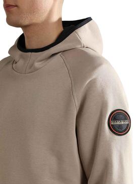 Sweatshirt Napapijri B-Whale Beige für Herren
