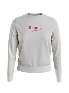 Sweatshirt Tommy Jeans Reg Essential Grau Damen