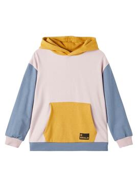 Sweatshirt Name It Farbblock Rosa für Junge