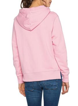 Sweatshirt Pepe Jeans Calista Hoodie Pinke für Damen