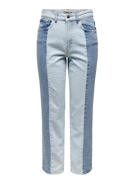 Jeans Only Megan Patchwork Blau Damen