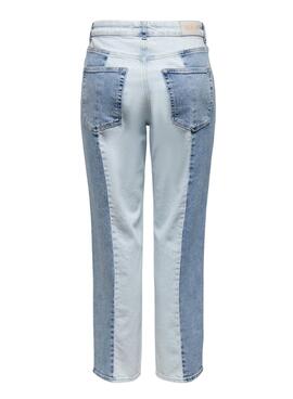 Jeans Only Megan Patchwork Blau Damen