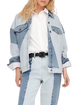 Jacke Denim Only Megan Blau für Damen