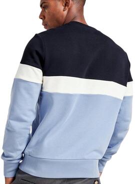 Sweatshirt Fred Perry Farbblöcke  Blau Herren
