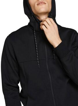 Sweatshirt Jack & Jones Reissverschluss Schwarz Herren