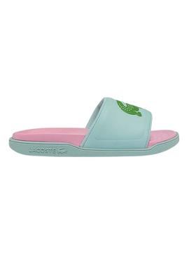 Flip Flops Lacoste Dualiste Türkis und Rosa Damen