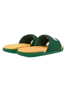 Flip Flops Lacoste Dualiste Grün und Gelb Herren