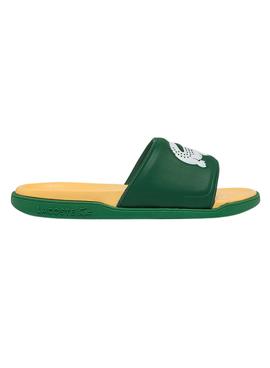 Flip Flops Lacoste Dualiste Grün und Gelb Herren