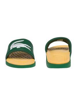 Flip Flops Lacoste Dualiste Grün und Gelb Herren