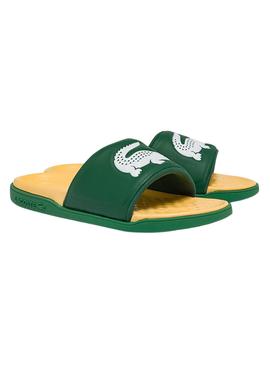 Flip Flops Lacoste Dualiste Grün und Gelb Herren