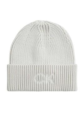 Hut Calvin Klein Essential Beanie Weiss Damen