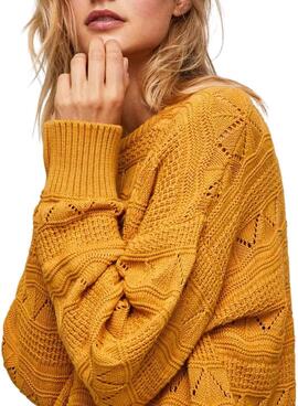 Pullover Pepe Jeans Bubby Gelb für Damen