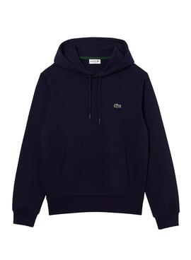 Sweatshirt Lacoste Basic Hood Marineblau für Herren