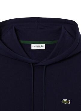 Sweatshirt Lacoste Basic Hood Marineblau für Herren