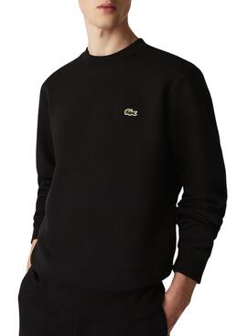 Sweatshirt Lacoste Basic Schwarz für Herren