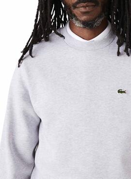 Sweatshirt Lacoste Basic Grau für Herren