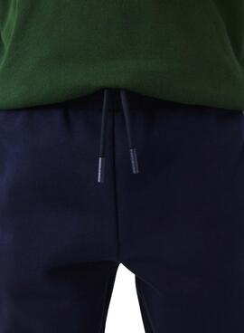 Hose Lacoste Jogger Basic Blau für Herren