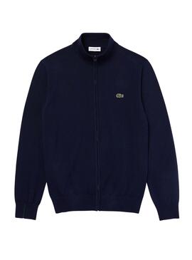 Jacke Lacoste Rollkragenpullover Marineblau für Herren