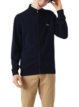 Jacke Lacoste Rollkragenpullover Marineblau für Herren