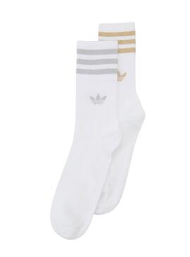 Pack 2 Socken Adidas Weisss für Herren