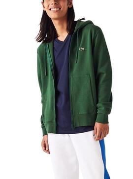 Sweatshirt Lacoste Basic Grün für Herren