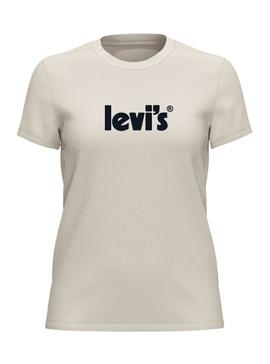 T-Shirt Levis The Perfect Summer Beige für Damen