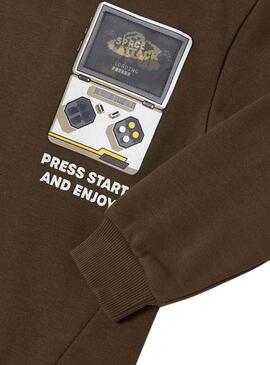 Sweatshirt Mayoral Play braun für Junge